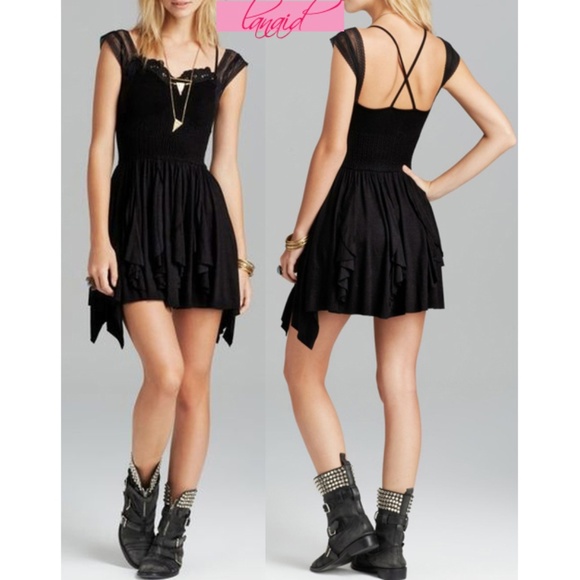 Free People Dresses & Skirts - FP Miss Mini Off-The-Shoulder Skater Fit And Flare